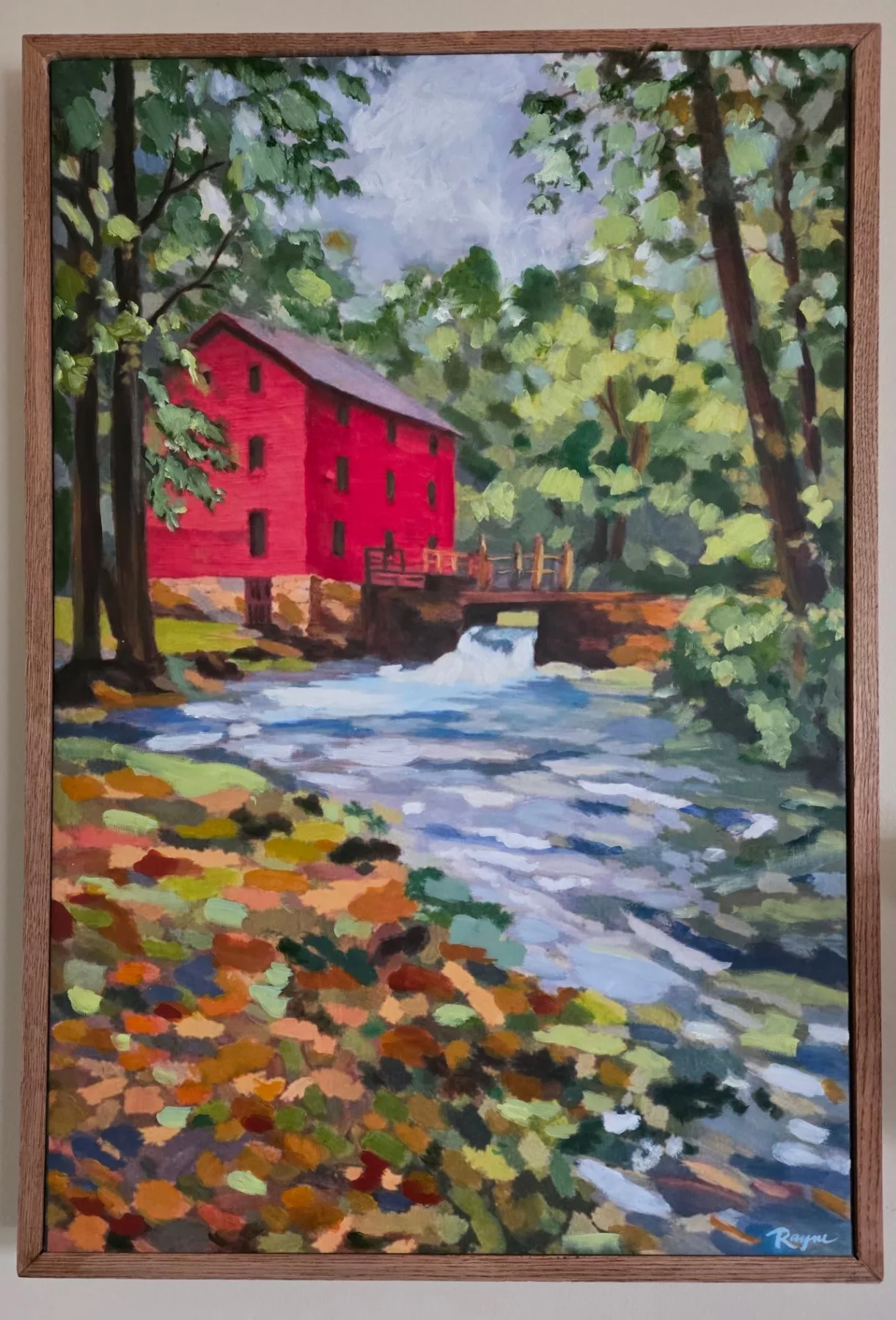 Alley Spring Mill, artwork by Rayne Ethetton