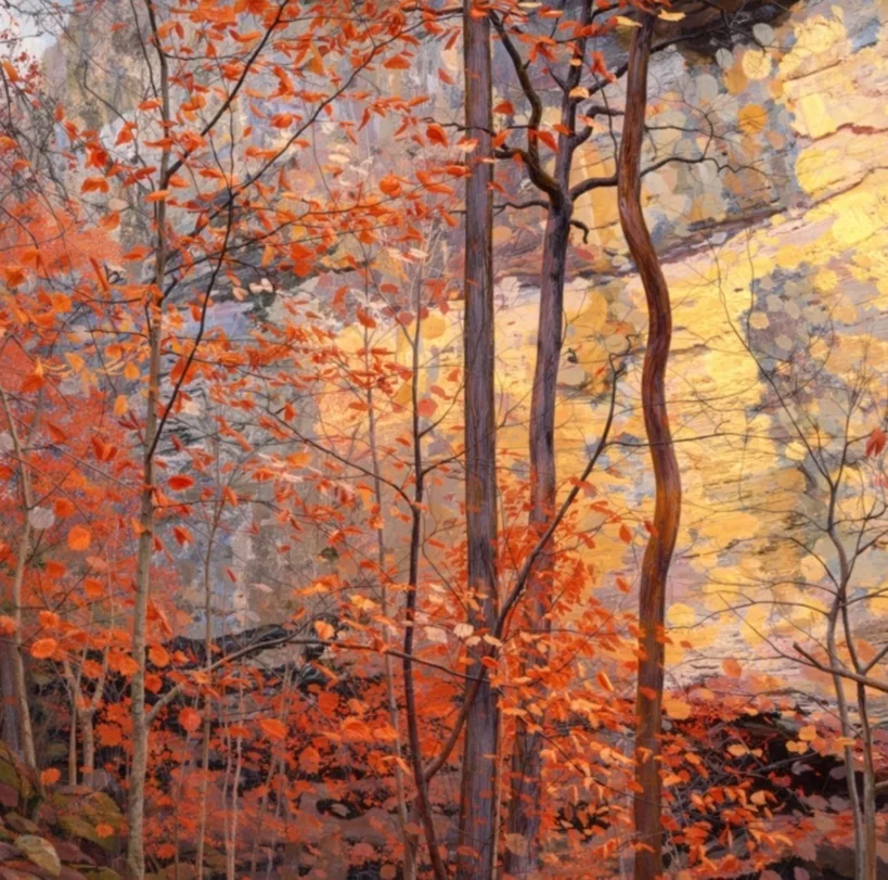 Autumn Bluff, artwork by Rayne Ethetton