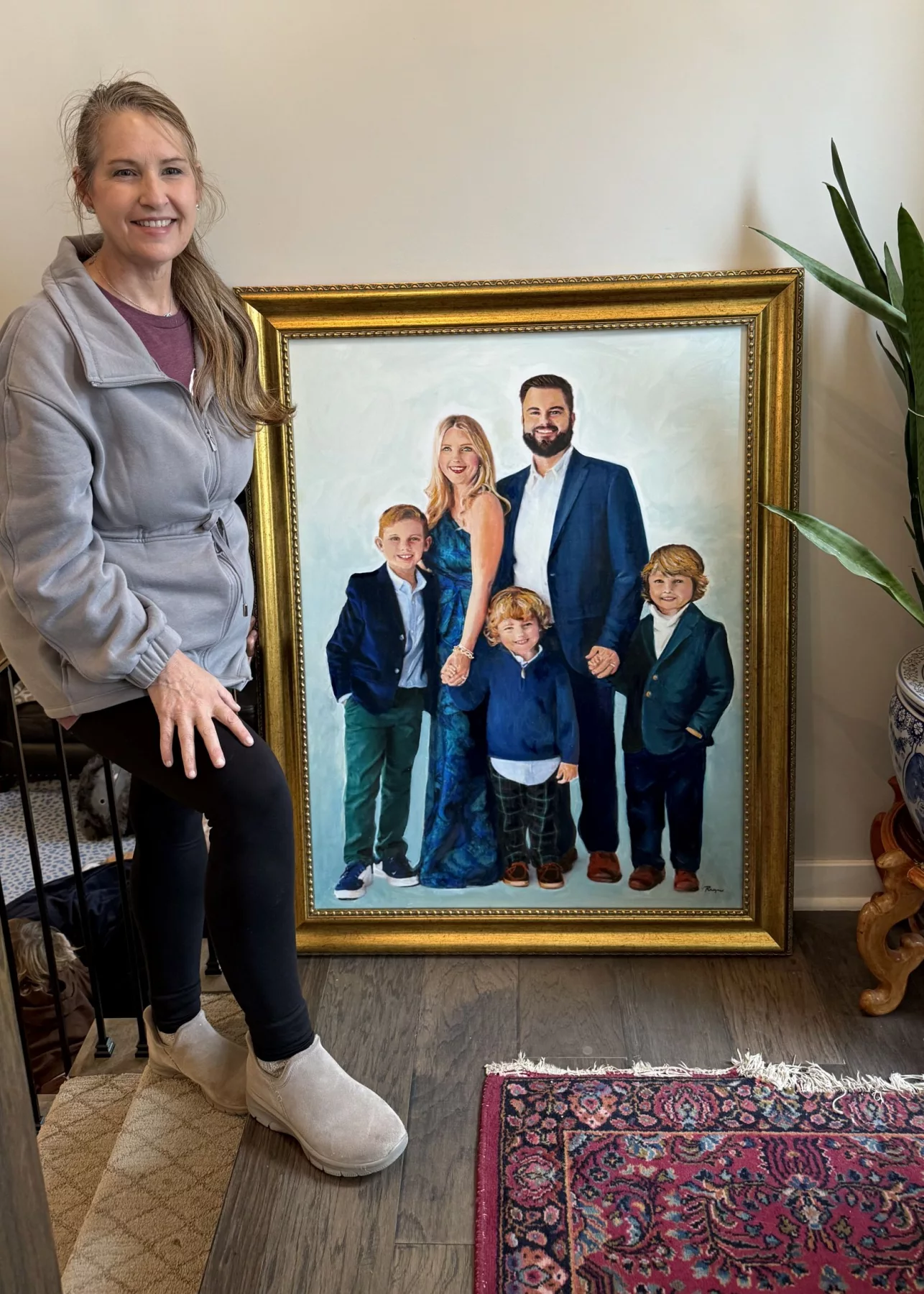 Pruett Family Portrait, artwork by Rayne Ethetton
